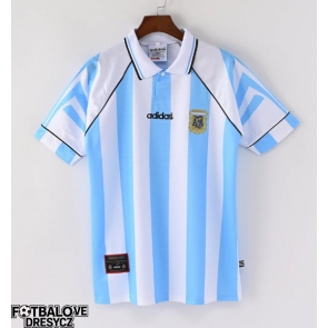 Argentina 1997 Retro Domácí Dres Krátký Rukáv Argentina 1997 Retro Domácí Dres Krátký Rukáv